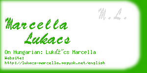 marcella lukacs business card